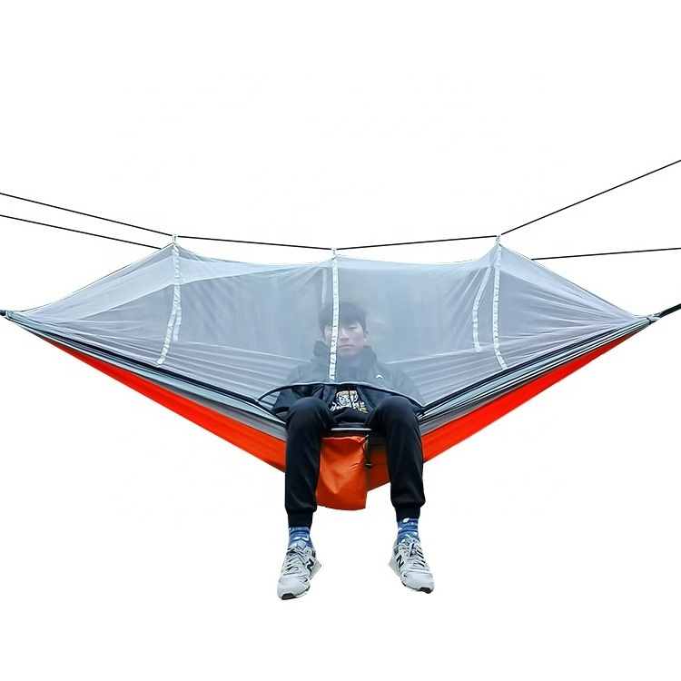 2024 Hot Sell Tents Camping Outdoor Light Travel Portable Ripstop Nylon Mosquito Net Hammock outdoor Camping & Hiking