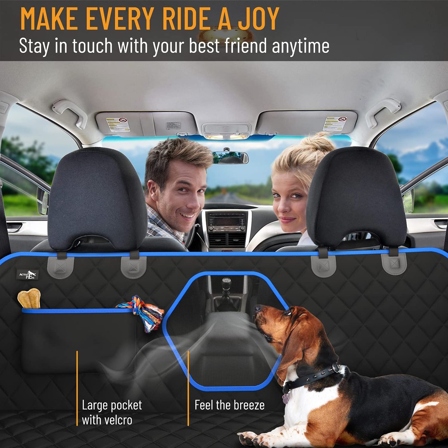 High Quality Dog Car Seat Cover Protector Washable Dog Hammock for Cars Trucks and SUV Safety dog backseat cover