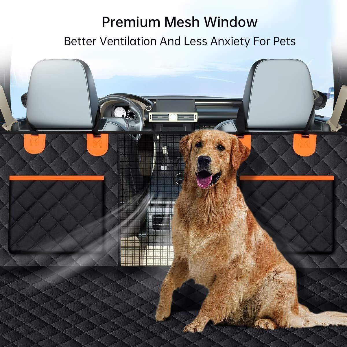 Wholesale Custom Pet dog Car Seat Cover Wear-resistant Durable Non-stained Hair Waterproof Dog Hammock for Car