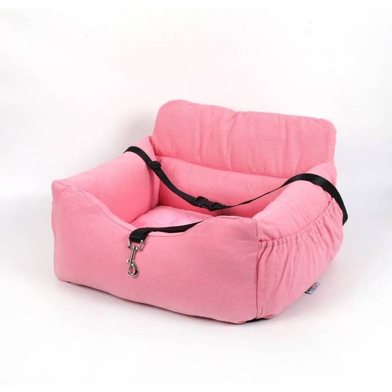 Detachable Portable Dog Car Travel Carrier Bed Soft Dog Booster Seat Dog Car Seat  For Front Seat