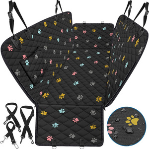 Custom Waterproof Dog Car Hammock Mat extender Padded Back Antinslip dog Pet Car seat covert