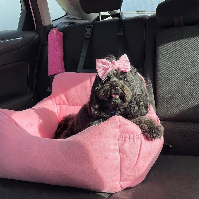 Pet  Car Seat Bed Dog car Booster Wholesale Detachable Washable Dog Carseats Pet Dog Car Seat Booster For Travel