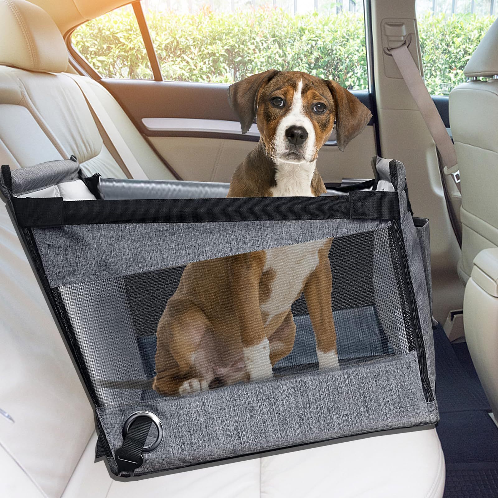 Amazon Hot Selling Wholesale Manufacturer  Pet Dog Car Seat Cover Puppy Front Portable Dog car seat for Medium Dogs