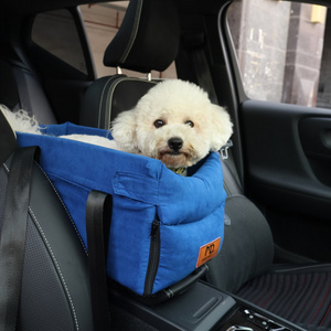 Cheap wholesale dog Car Seat ,Travel Dog Booster Seat Portable Pet Carrier seat With Handle And Car Mat For Small Dogs