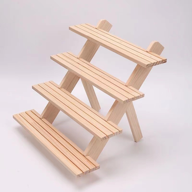 New Arrival Natural Wood Jewelry Earrings Card Rings Display Board Holder