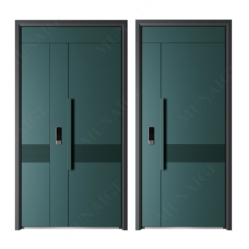 2023 Europe style Security Zinc Alloy steel Entry door Exterior main entrance door others doors for houses apartment OEM