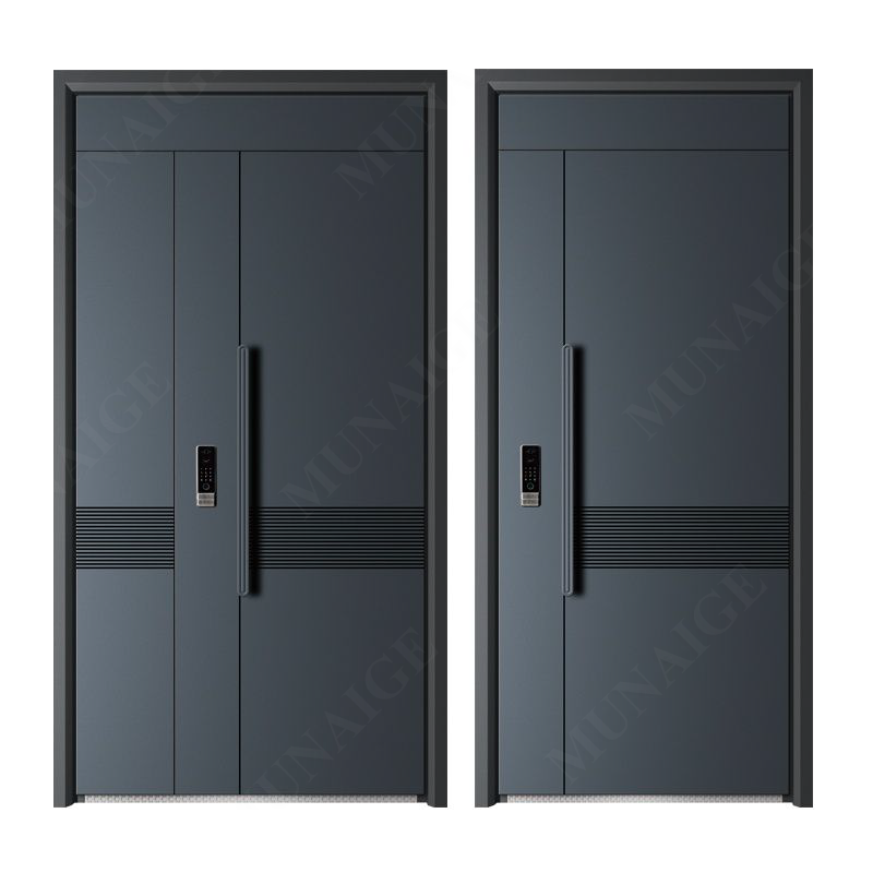 2023 Europe style Security Zinc Alloy steel Entry door Exterior main entrance door others doors for houses apartment OEM