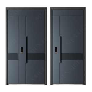 2023 Europe style Security Zinc Alloy steel Entry door Exterior main entrance door others doors for houses apartment OEM