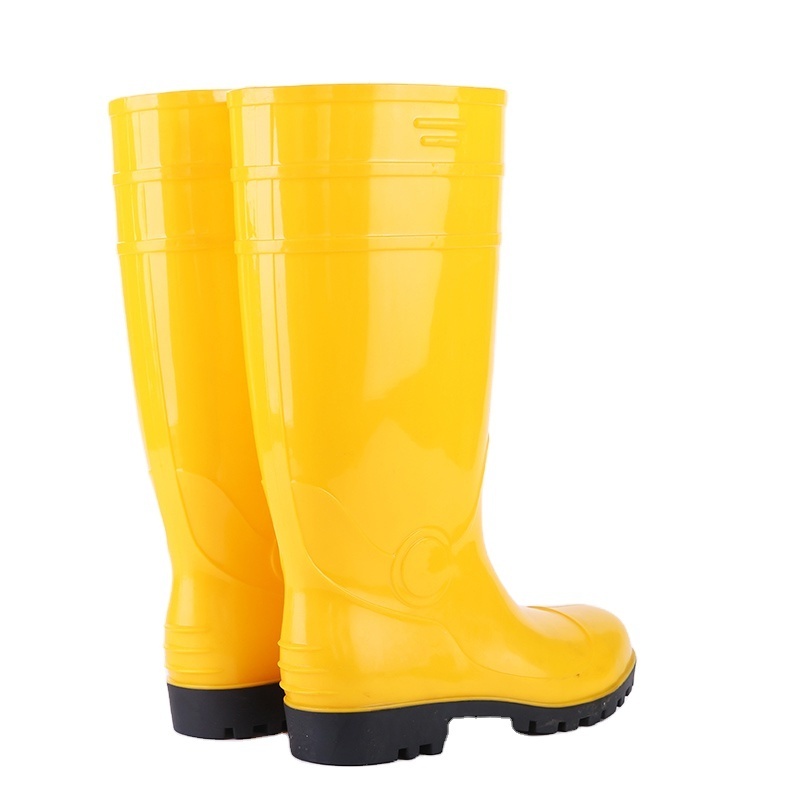 Factory Stock Selling Medium High Rain Boots Wellies Gumboots Rain Boots For Men