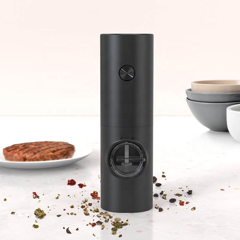 Custom Logo Portable Battery Operated Automatic Electric Pepper Grinder