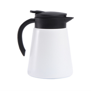 304 Stainless Steel Double Wall Insulated Office Thermos Tea Coffee Pot with Customized Logo Carafe