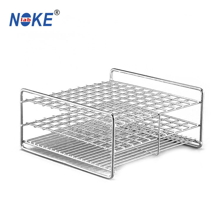 100 well  stainless test tube rack