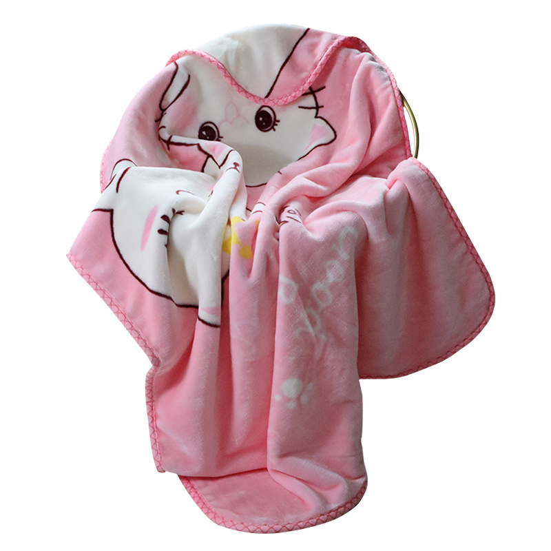 Wholesale high quality super soft cloudy raschel stock mink plush baby blanket and throw for winter