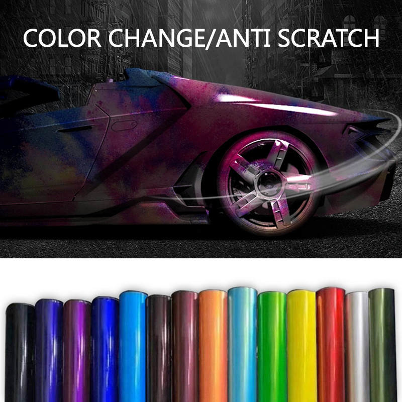 Wholesale Chrome Matte Metallic Satin Color Changing Film Auto Car Wrapping Vinyl Wrap Roll Car Body Wrap Vinyl Film