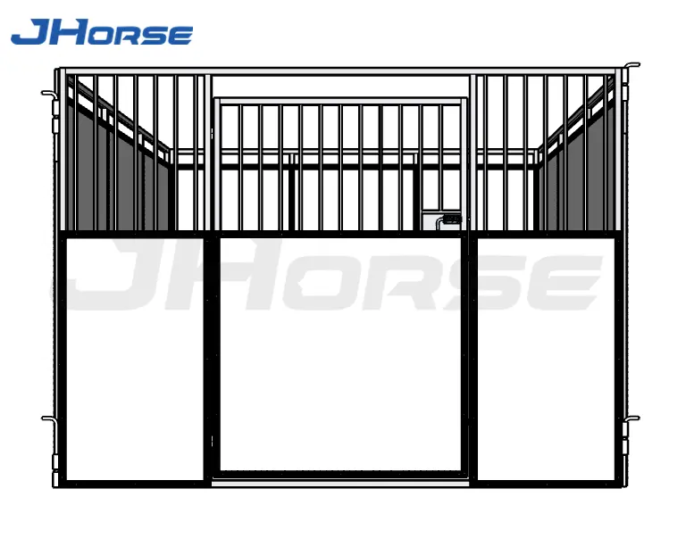 Plywood HDPE Infill Customized Size Style Temporary Outdoor Economical Portable Horse Stables