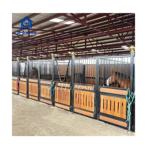 Prefabricated Internal Equestrian Metal Classic Used Swing Bamboo Steel Frame Horse Stable Stall