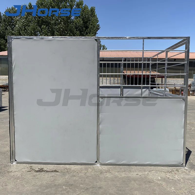 Plywood HDPE Infill Customized Size Style Temporary Outdoor Economical Portable Horse Stables