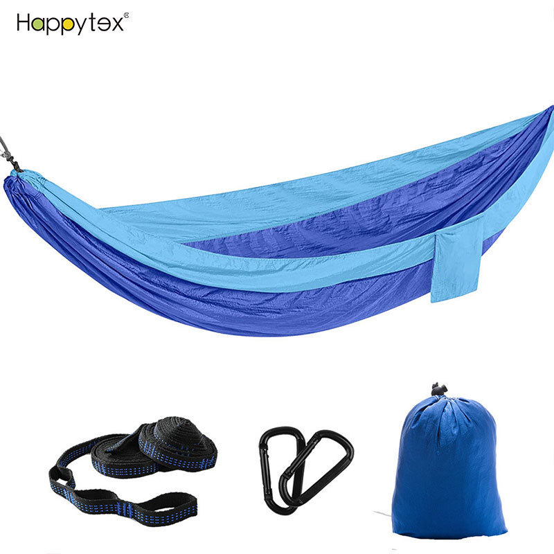 Hot Sale useful Double Lightweight Nylon Portable 2 Person Outdoor Breathable Camping Hammock Travel Hammock Quick Drying