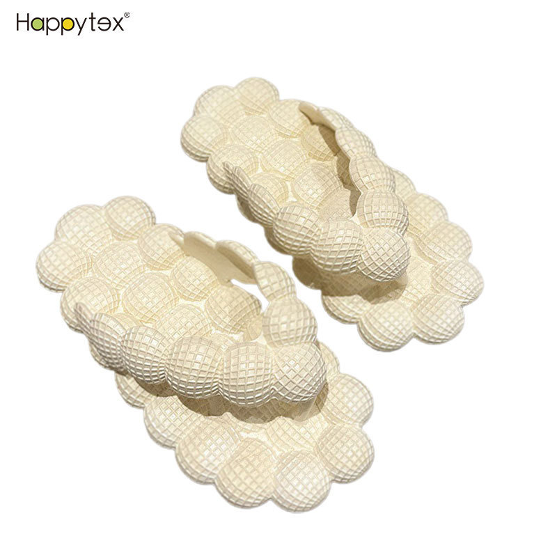 Massage Flat Massage Ball Bubble Thick Anti Slip Bottom Casual Slides Outdoor Female Slippers And Sandals Flip Flops For Lady