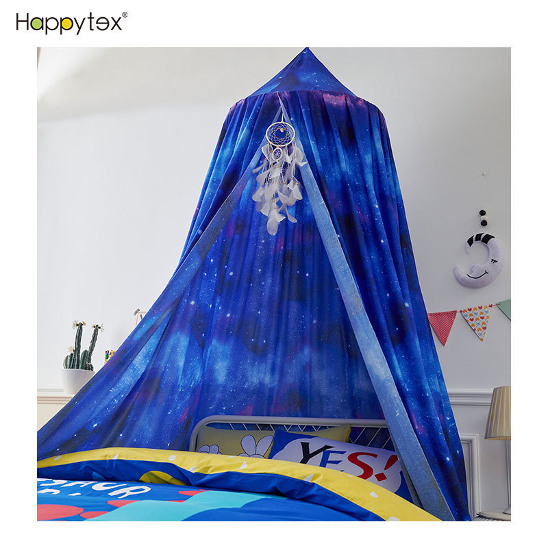 Home Decorations New Printing Round Dome Large Comfortable Children's Bed Canopy Bed Cover Mosquito Net for Girls Blys Room