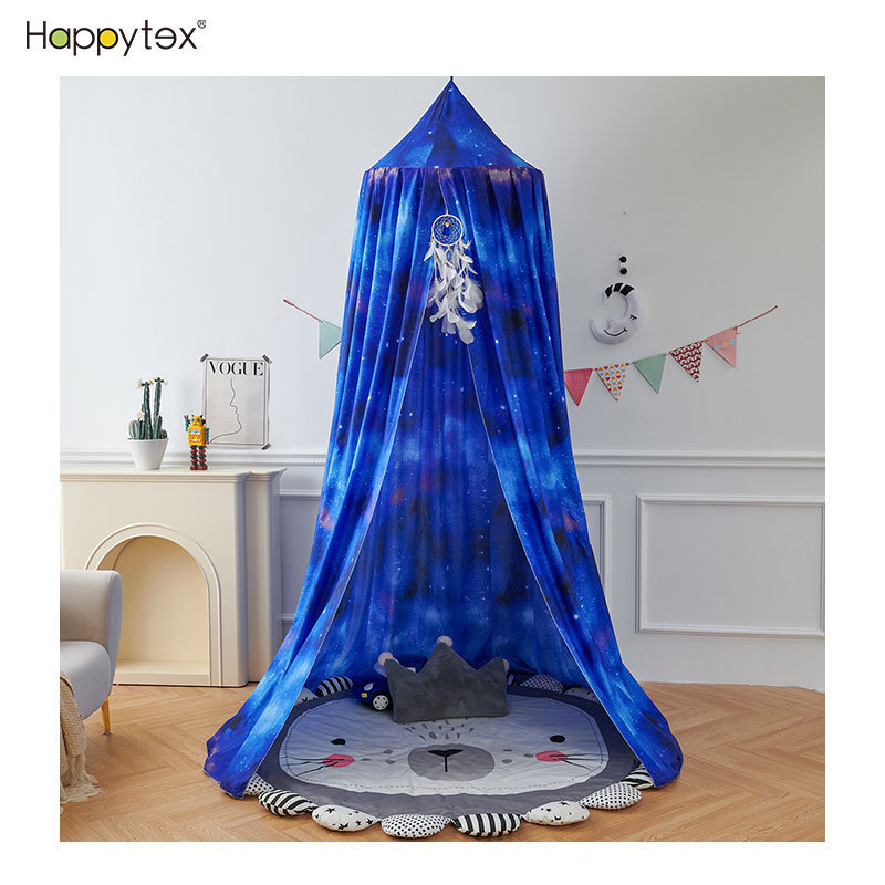 Home Decorations New Printing Round Dome Large Comfortable Children's Bed Canopy Bed Cover Mosquito Net for Girls Blys Room