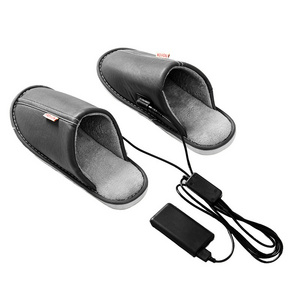 High Quality Custom Waterproof Electric Heating Slippers Foot USB Electric Heated Slippers Winter Shoes for Adult Men Women