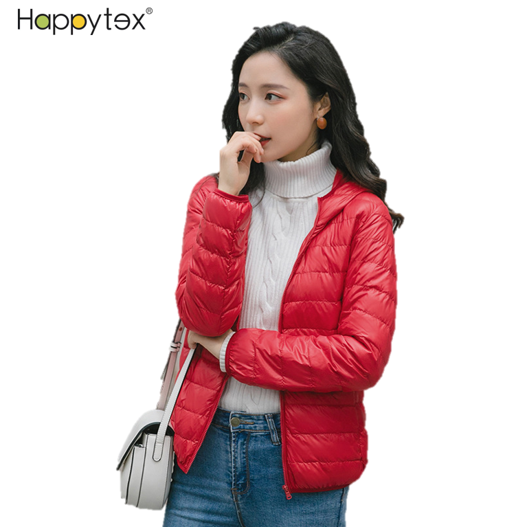 Factory New Large Ladies Warm Waterproof Ultralight Foldable Zipper Winter Jacket Woman Down Coats With Hood For Outdoor