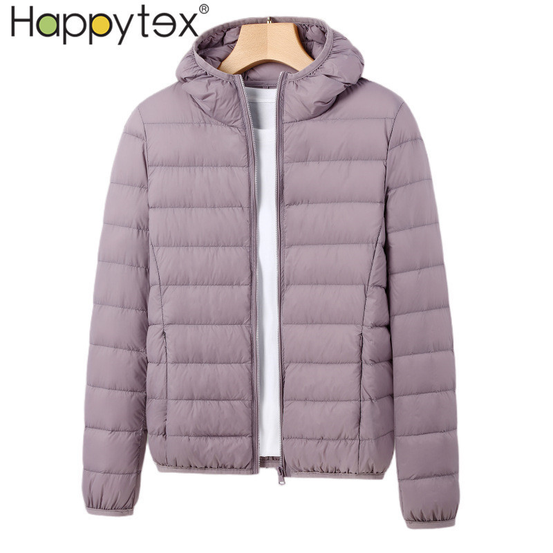 Factory New Large Ladies Warm Waterproof Ultralight Foldable Zipper Winter Jacket Woman Down Coats With Hood For Outdoor