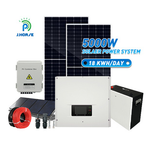 Photovoltaic System Home Off Grid Solar Power Systems 5kw 10kw Solar Energy System Home Full  Kit