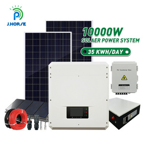 Complete solar system set 30kwh 40kwh hybrid solar power system 10kw