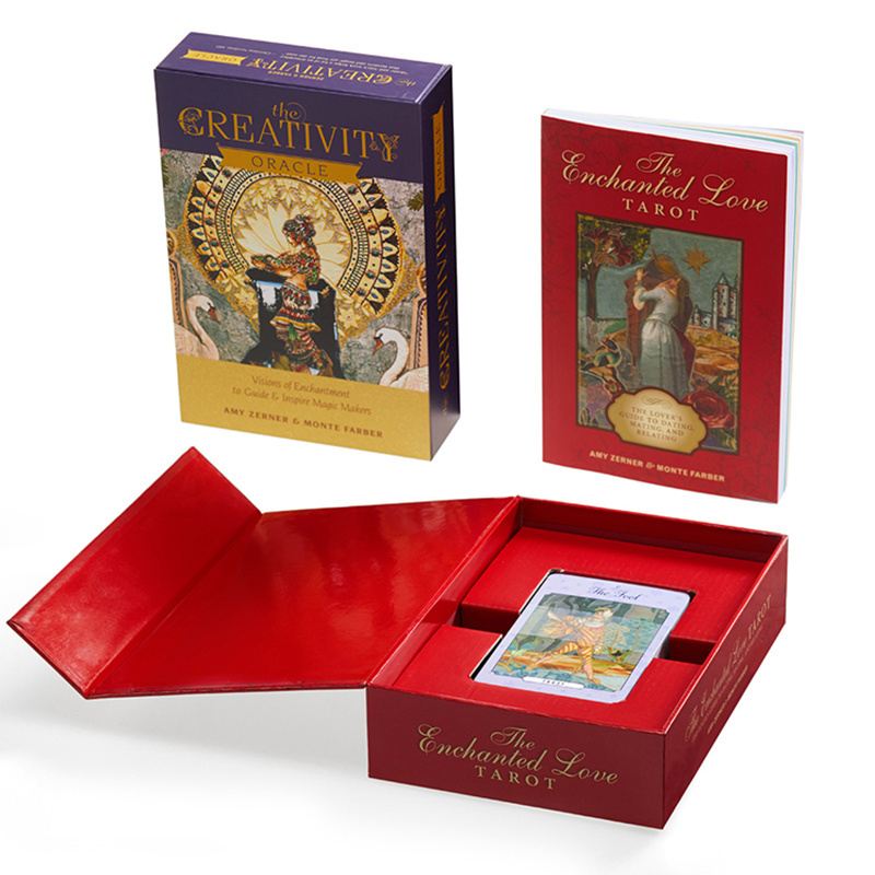 Custom printing educational flash card tarot playing game deck cards