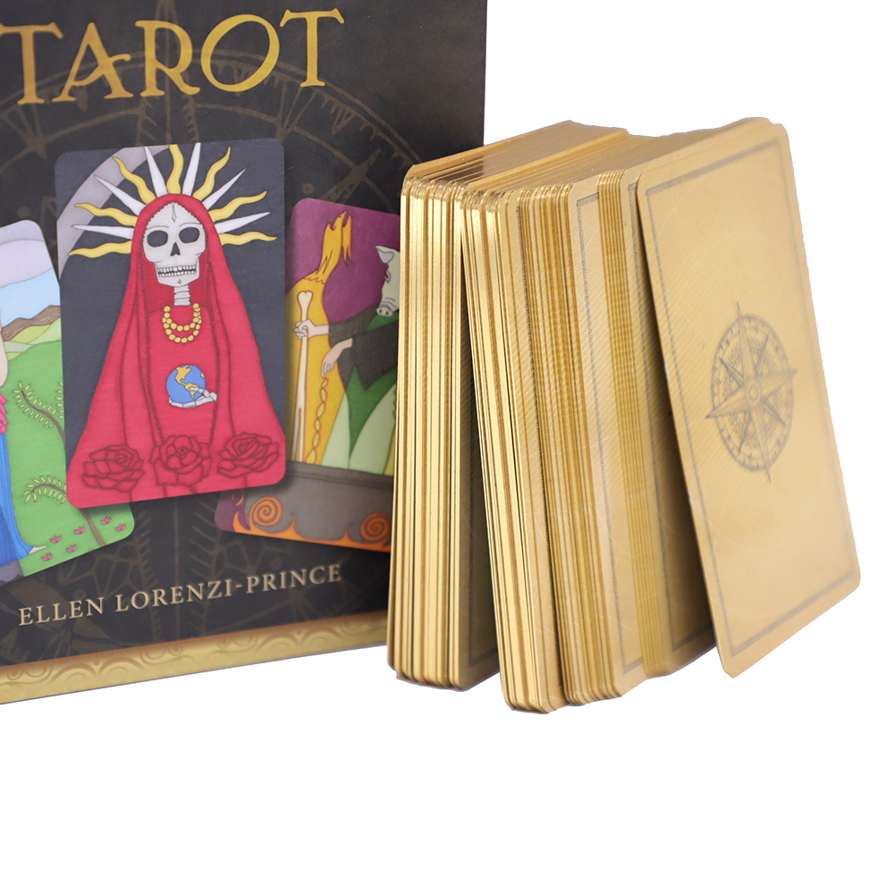 Custom printing educational flash card tarot playing game deck cards