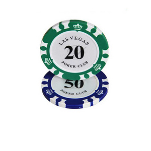 Personalized Golf Custom High Quality 39mm 12g 14g Casino Ceramic Clay Blank Cheap Poker Chips