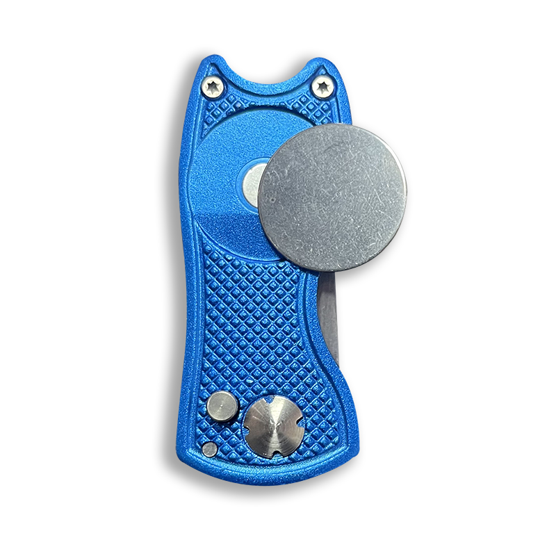 Custom Metal Belt Hanger Golf Divot Repair Tool With Magnet For Ball Marker