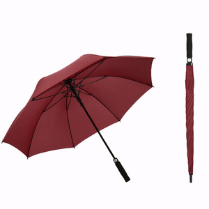 AKJH Custom Printed Promotional 27 inch Fiberglass Straight Golf Umbrella with Your Logo