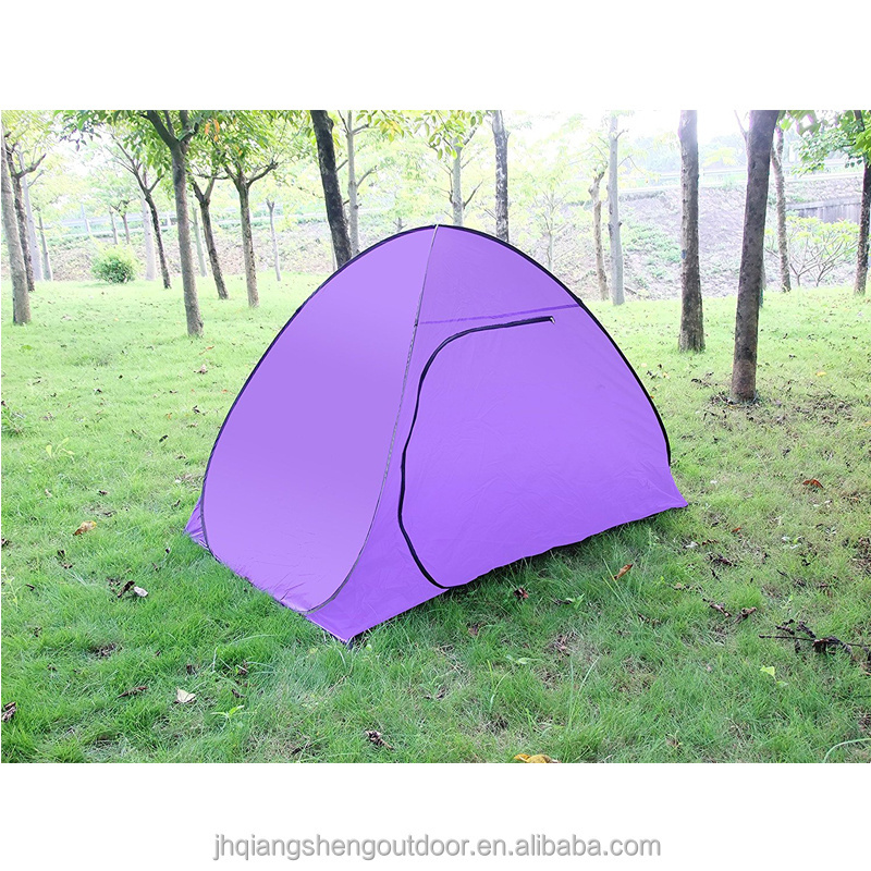 Purple Waterproof Sun Shade Camping Tent With UV Protectionb For Family Camping And Playing