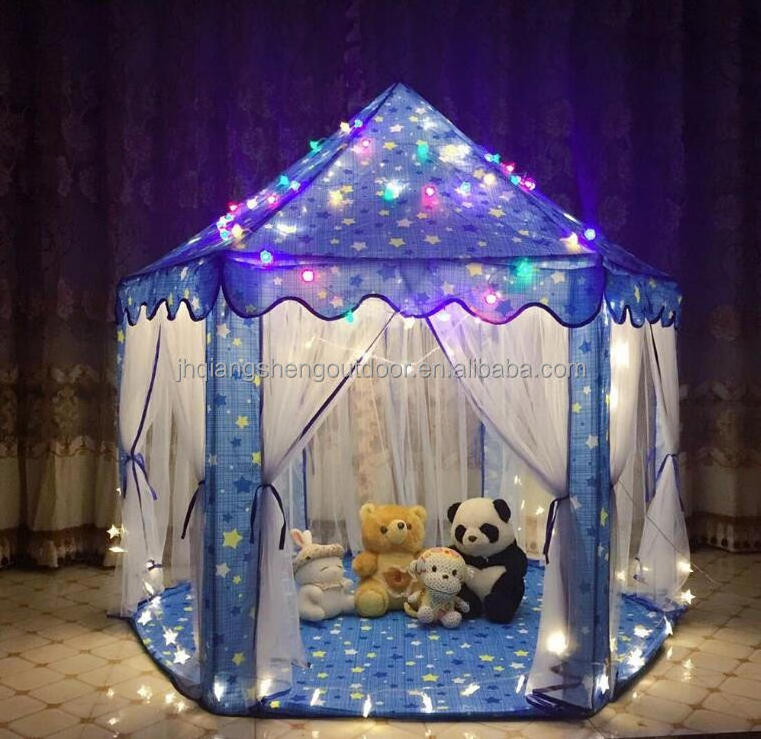 Girls Princess Castle Play Tent Indoor and Outdoor DIY Playhouse with Mosquito Net Design