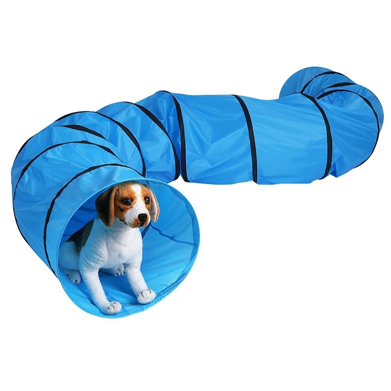 Foldable Portable Pet Tunnel Indoor Outdoor Puppy Interactive Toy Dog Play Tunnel