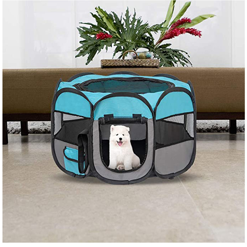 600 D Oxford Cloth Pet Puppy Dog Playpen Exercise Pen Kennel