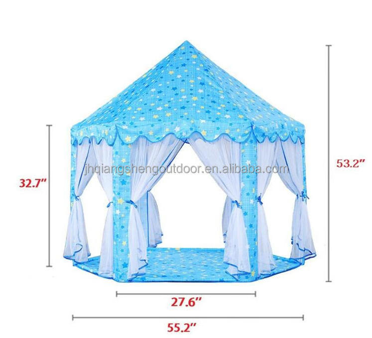 Girls Princess Castle Play Tent Indoor and Outdoor DIY Playhouse with Mosquito Net Design