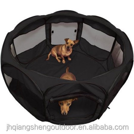 Oxford 48 Animal Playpen With Pop Up Mesh Kennel For Fence Soft Sided Cage