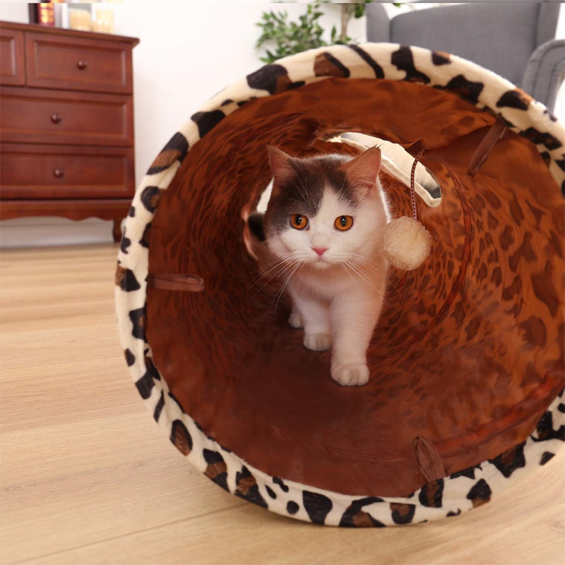 Factory Direct Sales cat toy tunnel Cat Long Tube Cat Crinkle Tunnel