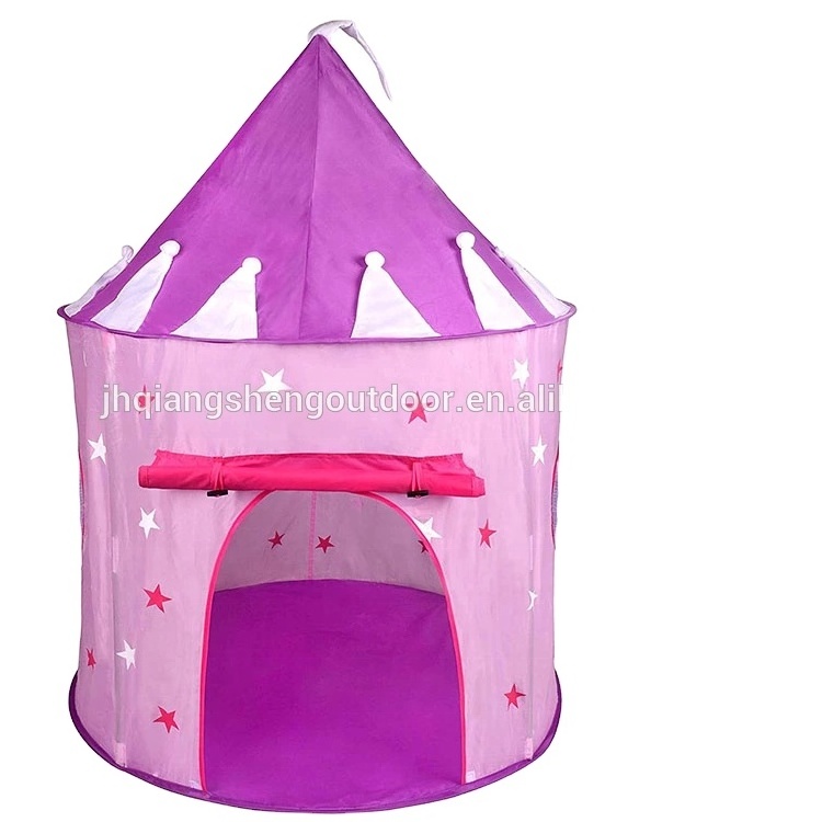 Princess Tent with Tunnel for Girls Play Tent Castle w Glow in the Dark Stars