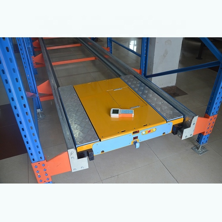 Automated Warehouse Storage Radio Shuttle Pallet Racking System For High Density Warehouse