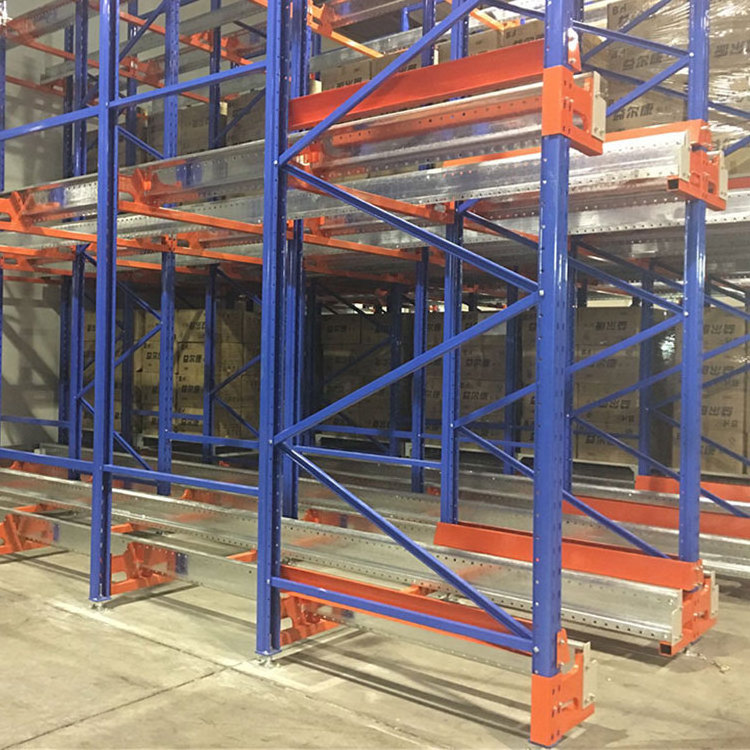 Radio shuttle car rack mobile movable pallet automatic rack steel pallet