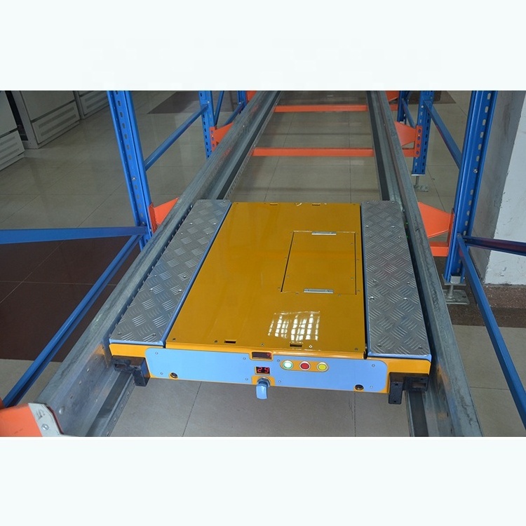 Automated Warehouse Storage Radio Shuttle Pallet Racking System For High Density Warehouse