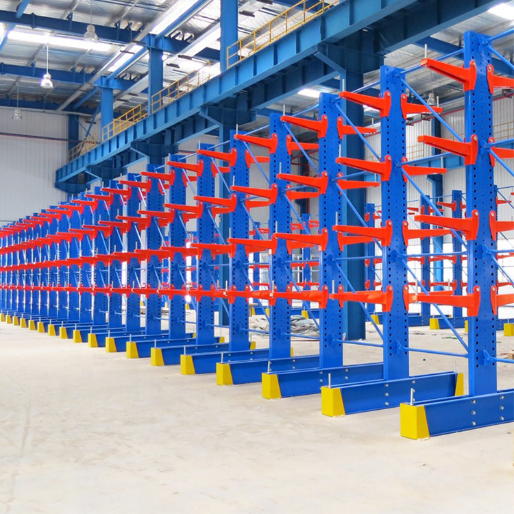 Vendor Supply Warehouse Industrial Steel Cantilever Racking System Cantilever Rack For Cars