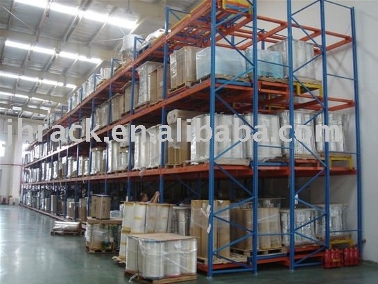 High Quality Warehouse Steel Storage Rack Push Back Pallet Rack