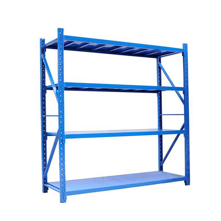 Adjustable Easy Install Warehouse Shelves Lightweight 5 Tier Merchandise Storage Rack Rivet Shelves