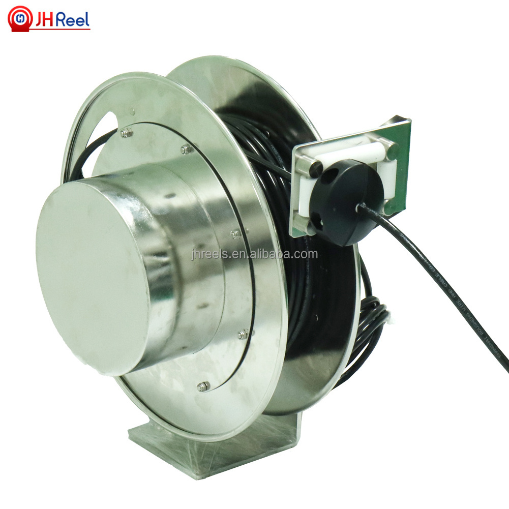 Spring Auto cable reel drum power cord cable reel stainless steel cable reel